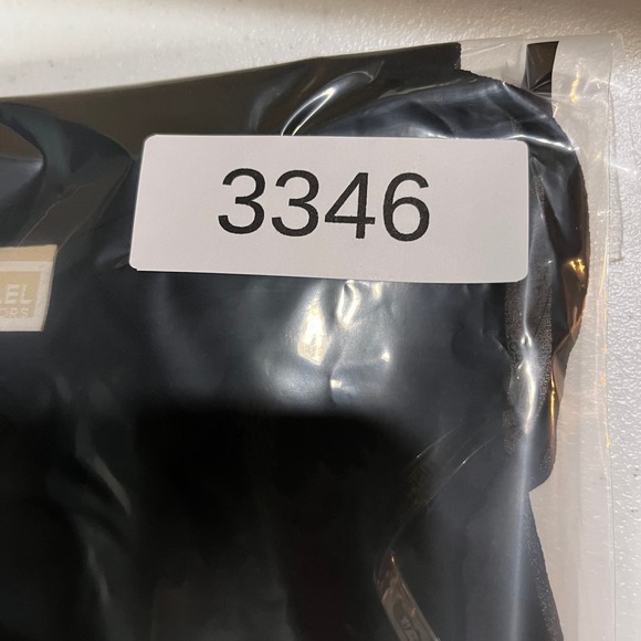 Michael Kors Black Sheer Ruffle Sleeve V Neck Mini Dress Tunic XS - Picture 9 of 10